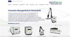 Desktop Screenshot of filtertechnik.de