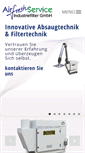 Mobile Screenshot of filtertechnik.de